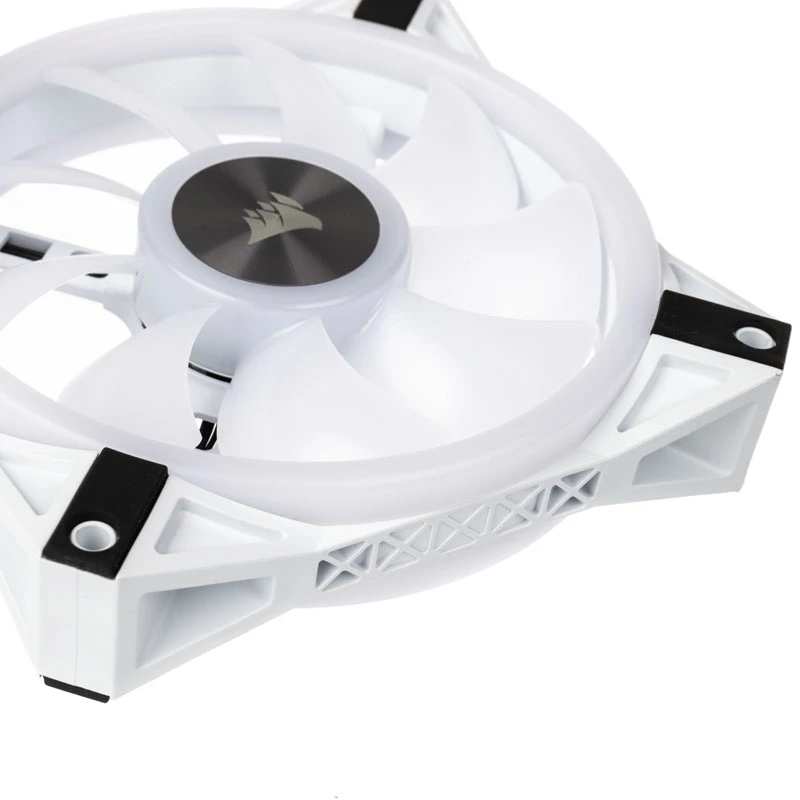 Corsair iCUE QL120 120mm ARGB skriňový ventilátor - biela