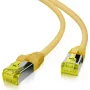 Sieťový kábel Helos 263787 žltý 30 m Cat6a S/FTP