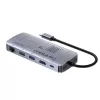 UNITEK aktívny hub USB-C 10GBPS,M.2,HDMI, PD 100W