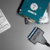 Akyga AK-CA-86 SATA na USB-A 3.0 adaptérový kábel pre 2,5-palcové disky, 0,3 m, čierna