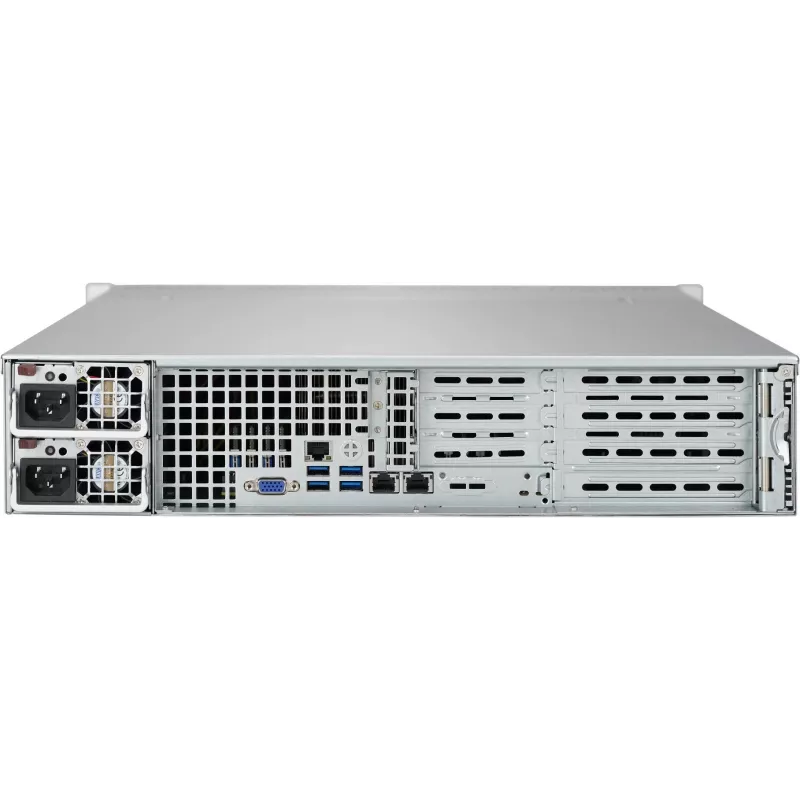 Supermicro SuperChassis 825TQC-R802WB 2U rackové serverové šasi, 800 W, čierne