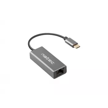 NATEC Cricket USB 3.2 Gen 1 Type-C sivý Ethernet hub 1000 Mbit/s