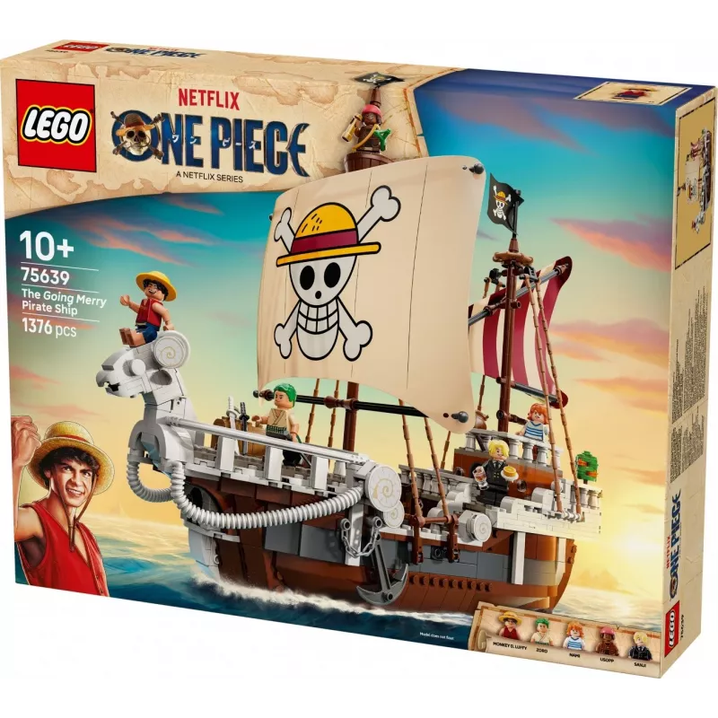 LEGO sada The Going Merry pirátska loď 75639 — One Piece model z kociek