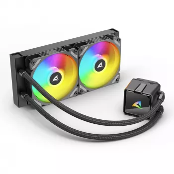 CPU vodný chladič Sharkoon S50 ARGB, čierny
