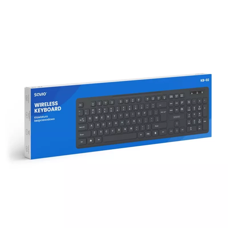 Savio KB-02 klávesnica Home/Office USB QWERTY čierna