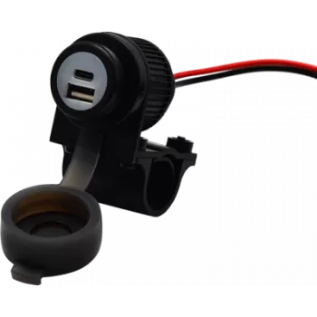 Albrecht Duo USB A+C zásuvka motocykel 12/24V (73701)