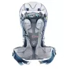 Detský nosič batoh Deuter Kid Comfort Pro, modrý, polyamid, max. 22 kg, slnečná clona, bočné vrecko