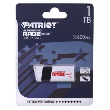 USB kľúč PATRIOT PEF1TBRPMW32U — 1 TB, USB Type-A, USB 3.2 Gen 2, biely
