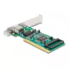 DeLOCK PCI karta na 1 x RJ45 Gigabit LAN RTL Full-Height Low-Profile