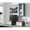 Cama TV stojan SOHO 180 sivý/biely lesklý