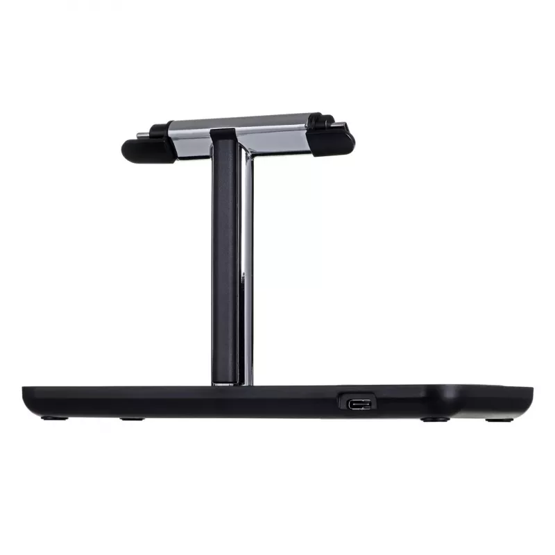 Voľne stojaca nabíjacia stanica UNITEK P1212A 15 W bezdrôtová ABS čierna strieborná