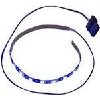 LED pásik Inter-Tech 88885448 300 mm čierny modrý 18 svetiel