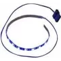 LED pásik Inter-Tech 88885448 300 mm čierna modrá 18 svetiel