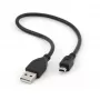 Gembird USB 2.0 A na Mini-USB samec kábel 0,3 m sivý