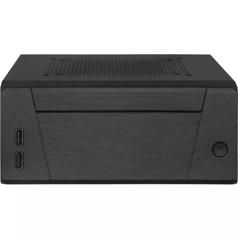 SilverStone MILO ML10 - USFF - Mini-ITX - bez napájacieho zdroja - čierna - USB/Audio (SST-ML10B)