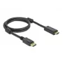 Kábel DeLOCK Active DisplayPort 1.2 na HDMI 4K 60 Hz 1 m