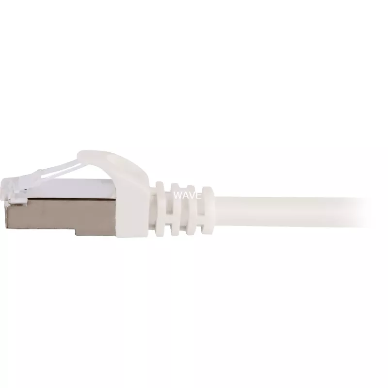 Sharkoon RJ-45 Cat6 S/FTP prepojovací kábel, 2 m, biely