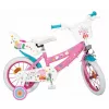 Detský bicykel 14 Peppa Pig ružový 1495 TOIMSA