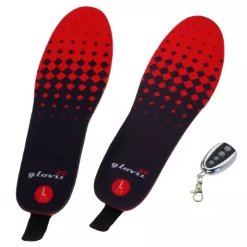 Vyhrievaná vložka do topánok Glovii GW2M unisex čierna, veľkosť M, prateľná, polyester, balenie 2 ks