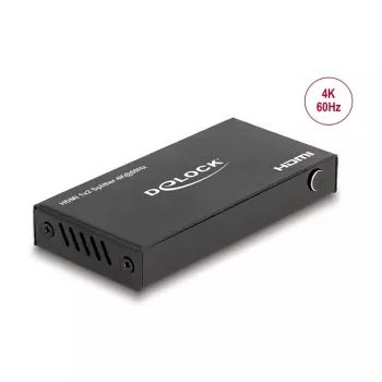 DeLOCK HDMI rozbočovač 1 x HDMI in to 2 x HDMI out 4K 60 Hz