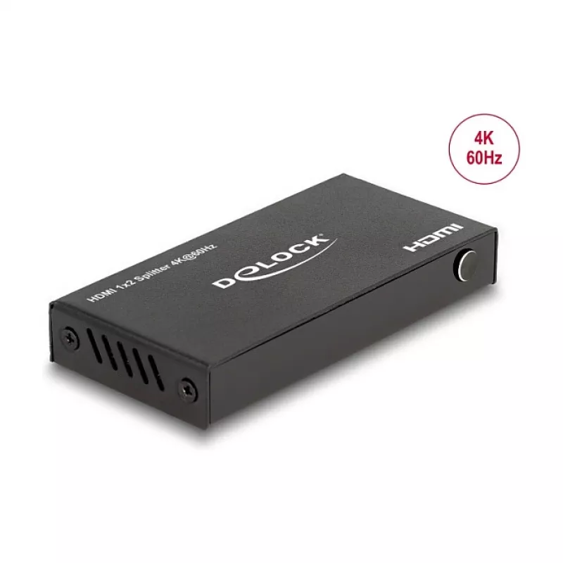 DeLOCK HDMI rozbočovač 1 x HDMI in to 2 x HDMI out 4K 60 Hz