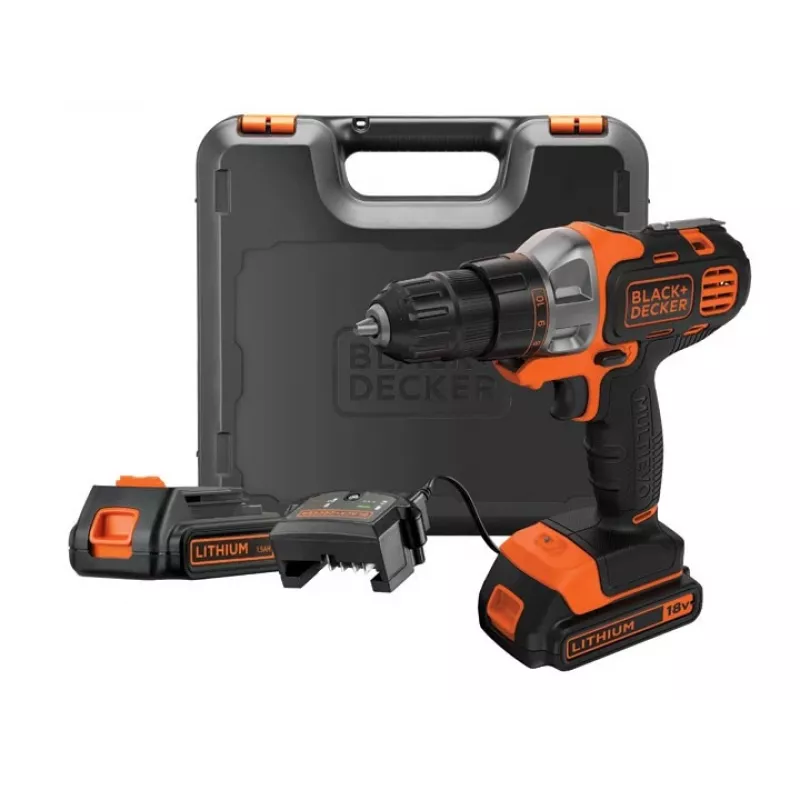 Black & Decker MT218KB vŕtačka 800 ot/min čierna, oranžová 1,46 kg