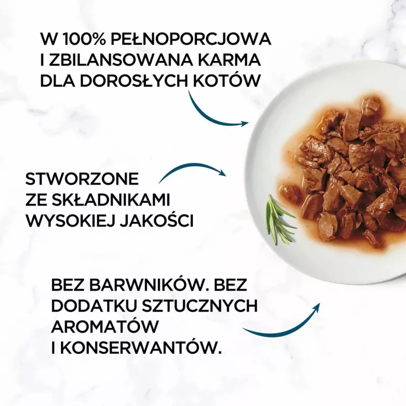 PURINA Gourmet Perle Mix - mokré krmivo pre mačky - 60x85 g
