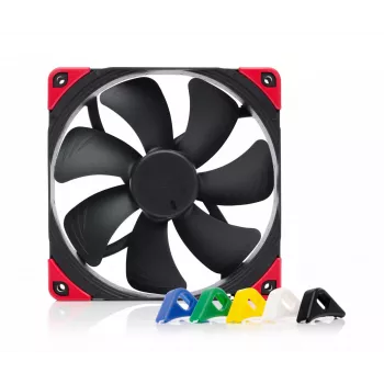 140 mm Noctua NF-A14 PWM chromax.čierna.swap skriňový ventilátor, 12V, 300–1500 RPM, PWM, 140,2 m³/h, 24,6 dB