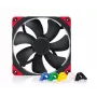 140 mm Noctua NF-A14 PWM chromax.čierna.swap skriňový ventilátor, 12V, 300–1500 RPM, PWM, 140,2 m³/h, 24,6 dB
