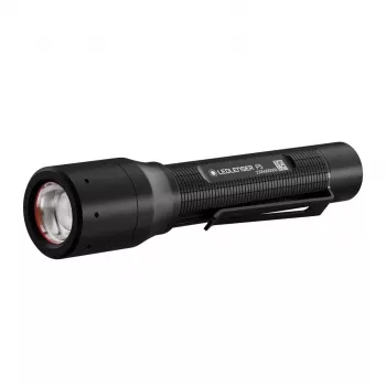 Ručná baterka Ledlenser P5 čierna, LED, 140 lm, AA batéria, IP54, hliník, klip na vrecko