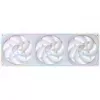 Sada ventilátorov do skrine Jonsbo ZA-420W — 3×140 mm PWM ARGB, biela