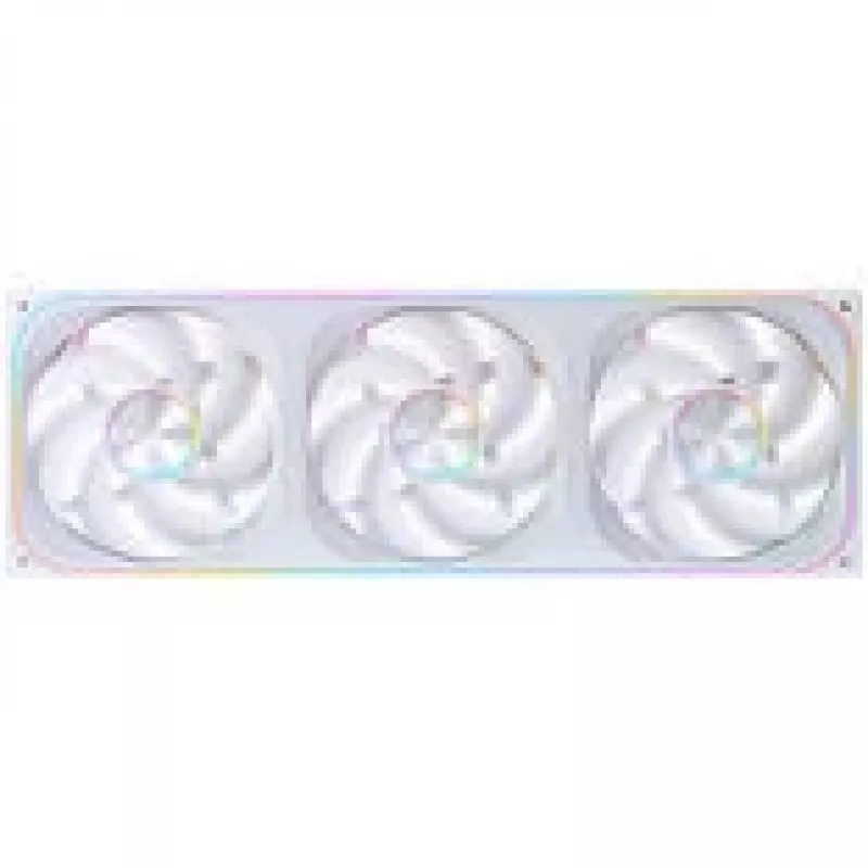 Sada ventilátorov do skrine Jonsbo ZA-420W — 3×140 mm PWM ARGB, biela