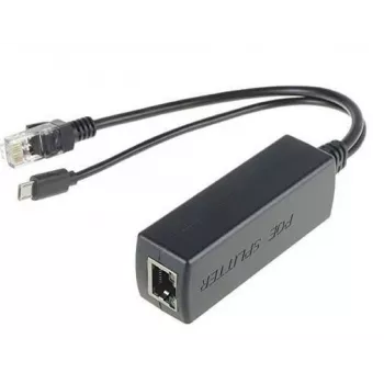 Microconnect MC-POESPLITTER sieťový rozbočovač Power over Ethernet (PoE) čierny