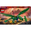 Stavebnica LEGO NINJAGO 71829 Lloydov zelený lesný drak, 128 dielov, 2 minifigúrky, od 6 rokov