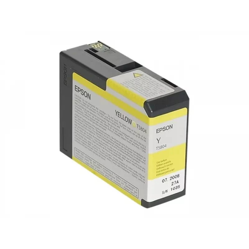 Epson samostatné balenie žltá T580400, žltá, pigmentový atrament, 80 ml, 1 ks