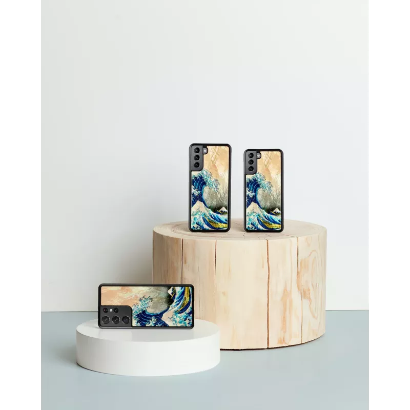 Puzdro iKins na Samsung Galaxy S21 Great Wave off