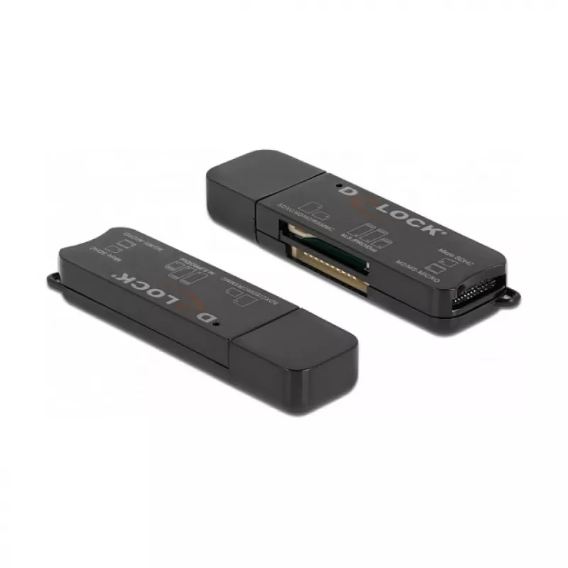 Čítačka kariet DeLOCK SuperSpeed USB pre SD Micro SD MS