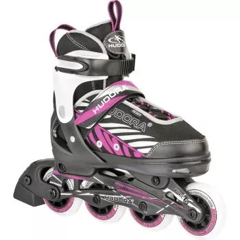 Inline korčule HUDORA 28136 pre deti, dievčatá, nastaviteľná veľkosť (33–36)