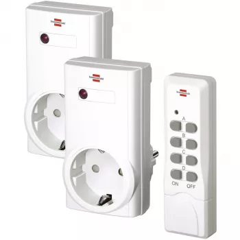 Brennenstuhl 1507150 – bezdrôtový – 433,92 MHz – interiér – biela – IP20 – 150 mm (1507150)
