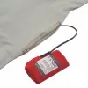 Blúzka Glovii GJ1GL okrúhly výstrih dlhý rukáv sivá elastan polyester