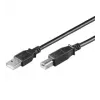 Wentronic Goobay USB 2.0 Hi-Speed predlžovací kábel, čierny, 1,8 m - USB 2.0 konektor samec (typ A) > USB 2.0 konektor samica (typ A) (68903)