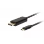 LANBERG CA-CMDP-10CU-0030-BK videokábel adaptér, 3 m, USB Type-C na DisplayPort, podpora 4K@60Hz/144Hz