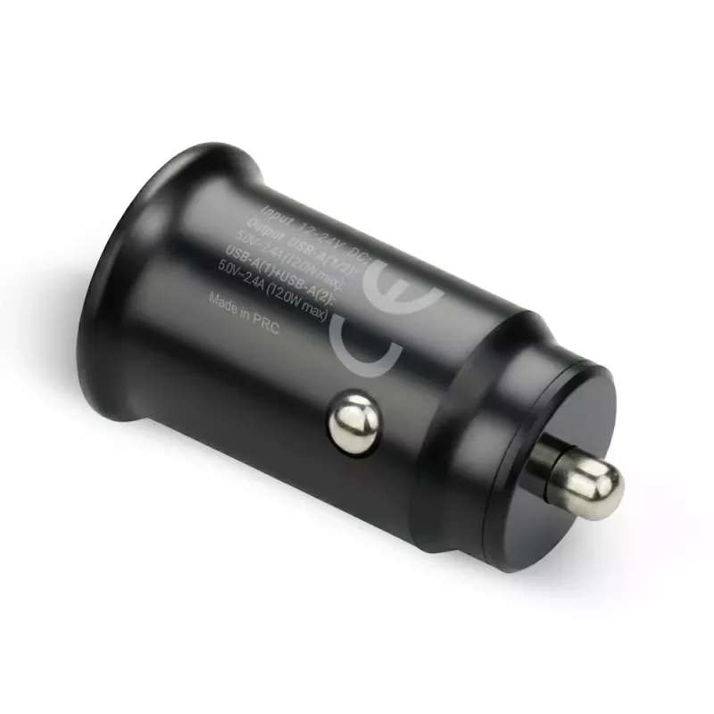 Auto nabíjačka everActive CC-25 — 2x USB port, celkový výkon 12W, 12V–24V palubné napätie