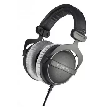Štúdiové slúchadlá Beyerdynamic DT 770 PRO 80Ω — uzavreté, okolo uší, 5–35000 Hz, 96 dB, 3,5 mm, pozlátený konektor