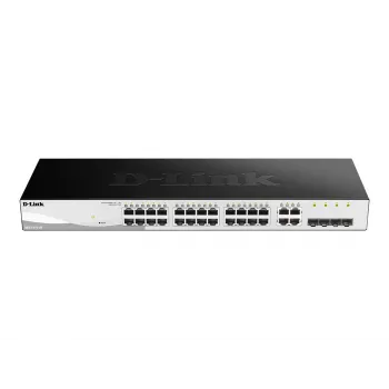 D-Link DGS-1210-28 Managed L2/L2+ 1U čierna