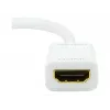 Video káblový adaptér LOGILINK Mini DisplayPort na HDMI typ A CV0036A, 0,1 m, sivý