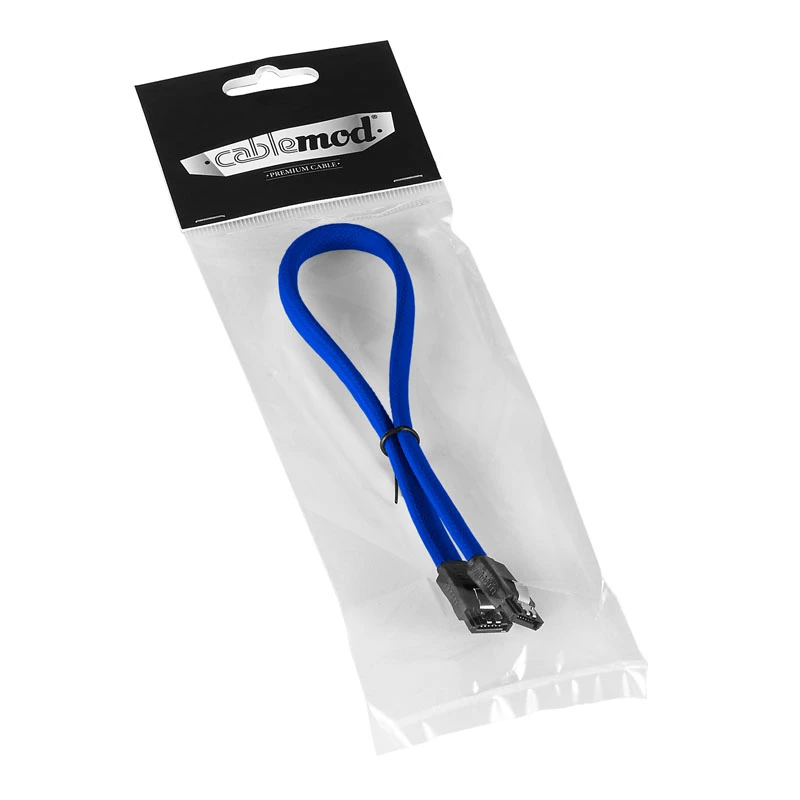 ModMesh SATA 3 kábel 30 cm - modrý - kábel - Digital/Dáta (CM-CAB-SATA-N30KB-R)