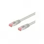 Wentronic Goobay CAT 6 patch kábel, S/FTP (PiMF), sivý, 20 m - LSZH bez halogénov, meď (50893)
