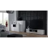 Cama TV stojan VIVA 180 biely/biely lesklý + čierny