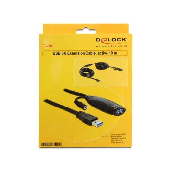 USB kábel DeLOCK USB3.0-A - USB3.0-A 10m